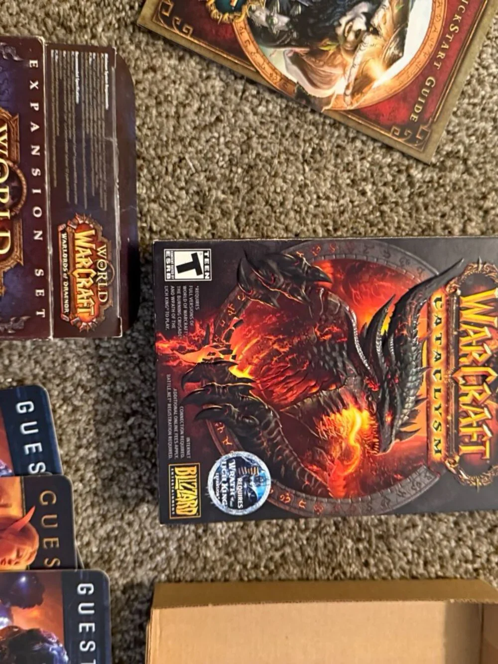 World of Warcraft PC Expansion Lot - Draenor, Pandaria, Cataclysm